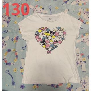 ユニクロ(UNIQLO)のサンリオキャラクターUT ユニクロ　半袖　130(Tシャツ/カットソー)