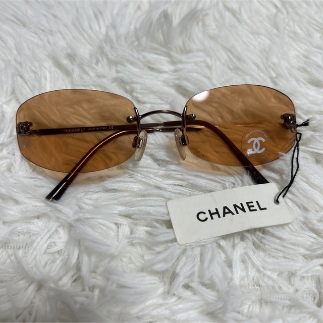 CHANEL - 【未使用】シャネル フレームなしココマークサングラス