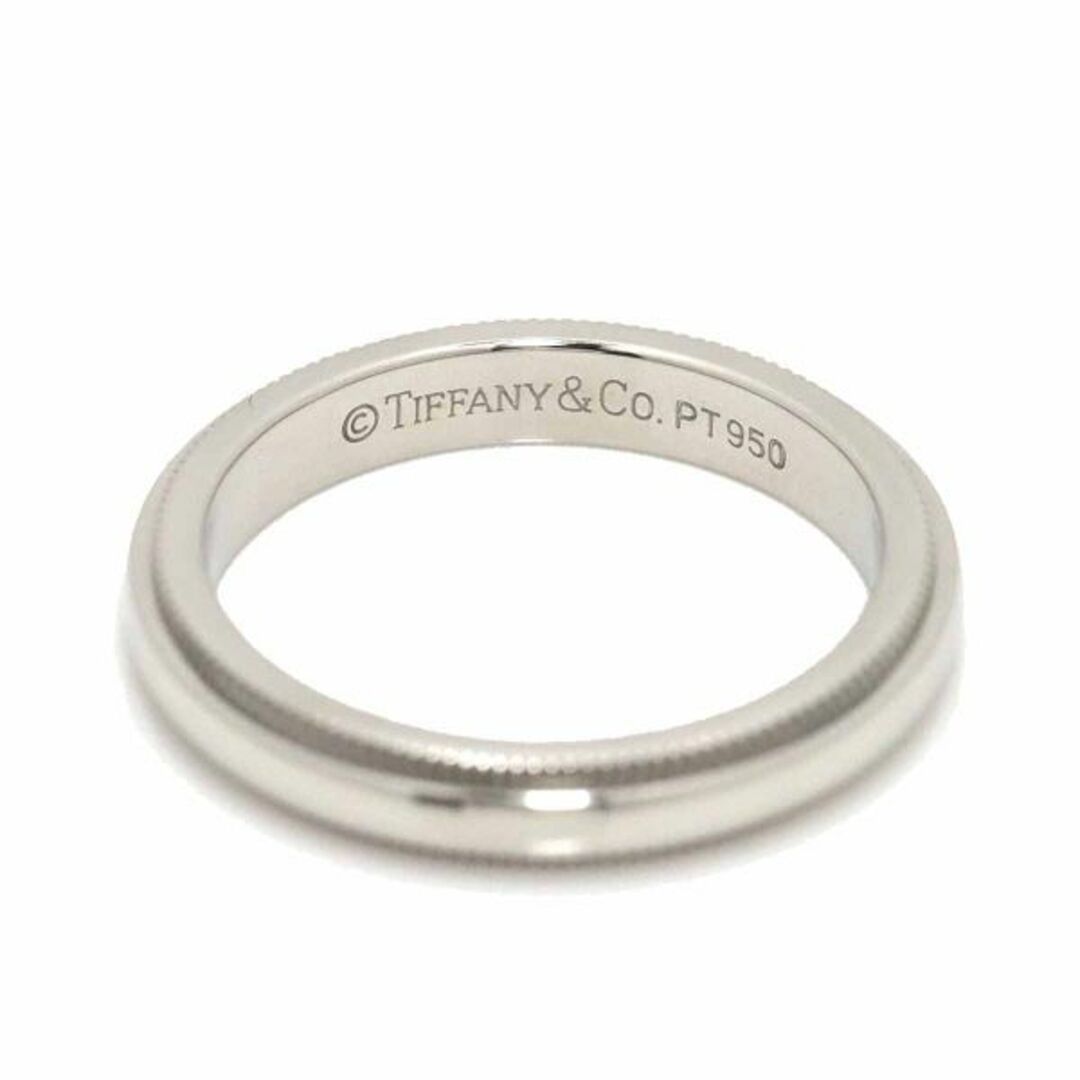ティファニー TIFFANY&CO. ミルグレイン 7.5号 リング 幅3mm Pt プラチナ 指輪 VLP 90188777