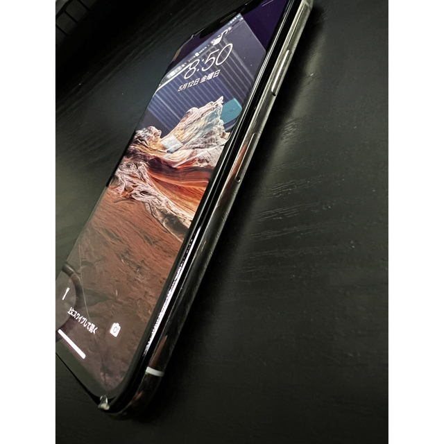 iphone X silver 256GB au ジャンク