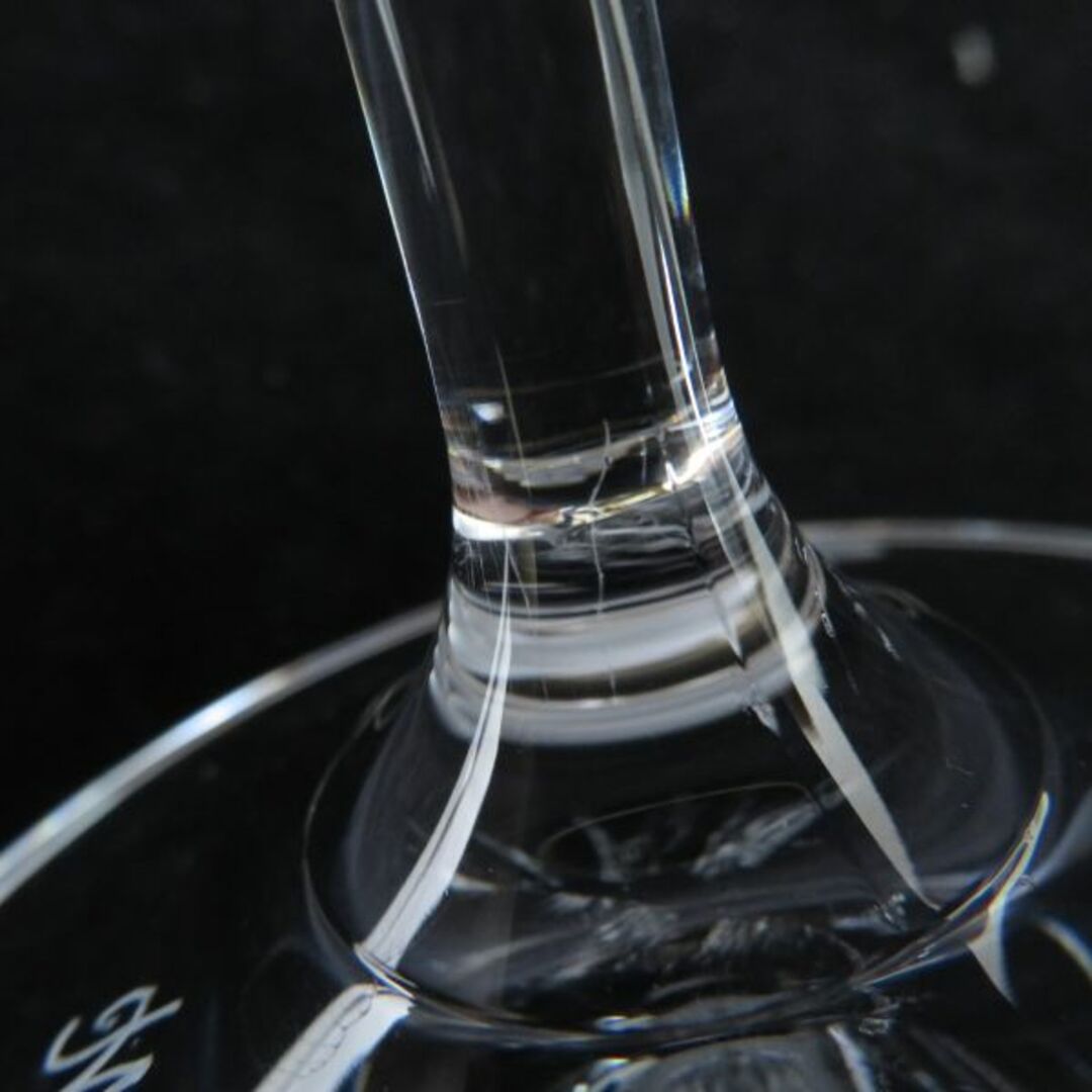 Meissen Crystal マイセンクリスタル シャンパングラス 2客 ペア 高さ26.5cm SC6652B1