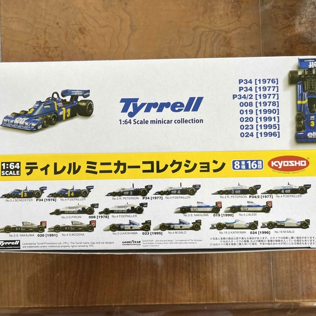 ティレル　ミニカー　コレクションボックス　コンプリート