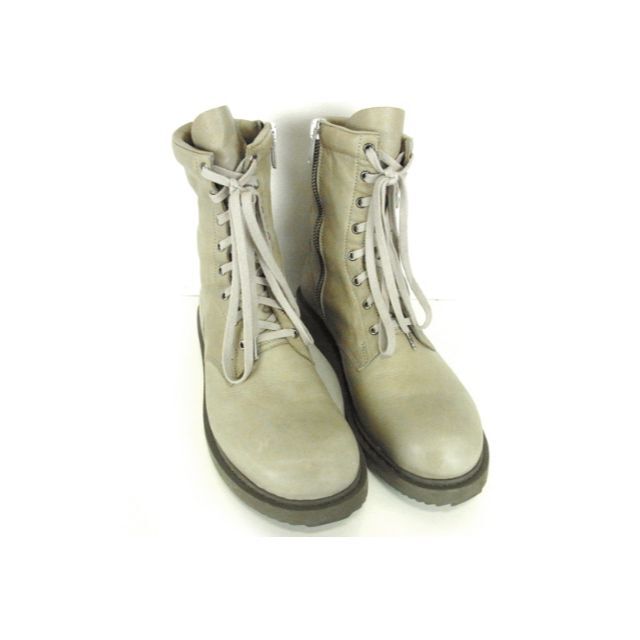 リックオウエンスRICK OWENS□シャークソールサイドジップレザーブーツ