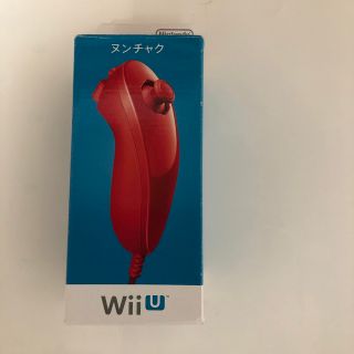 ウィーユー(Wii U)のニンテンドー　wii u ヌンチャク 赤(その他)