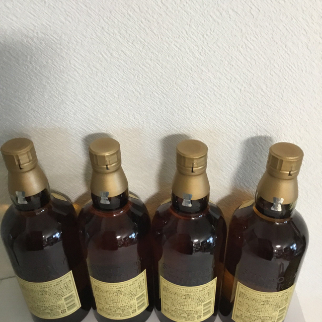 サントリー山崎12年 100周年記念ラベル 4本 食品/飲料/酒 酒