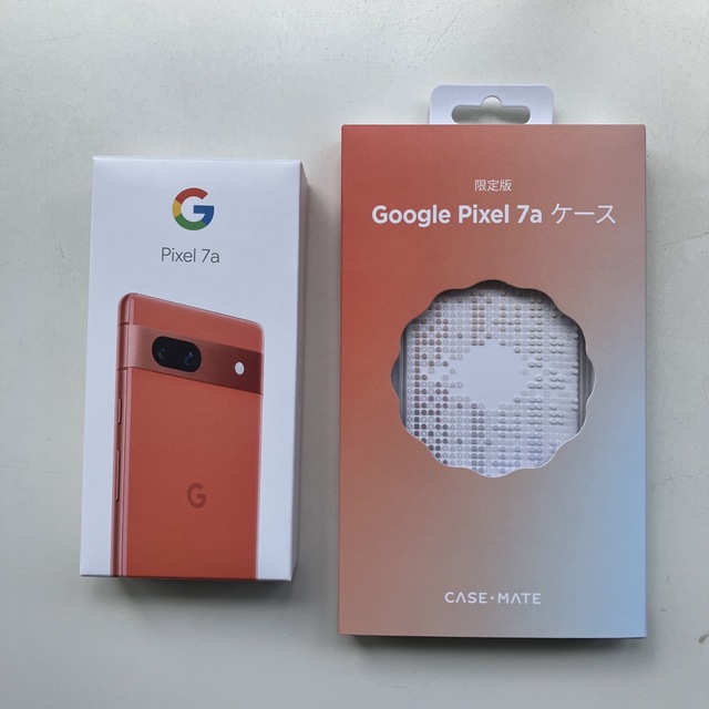 未開封 Google Pixel 7a Coral 限定ケース-