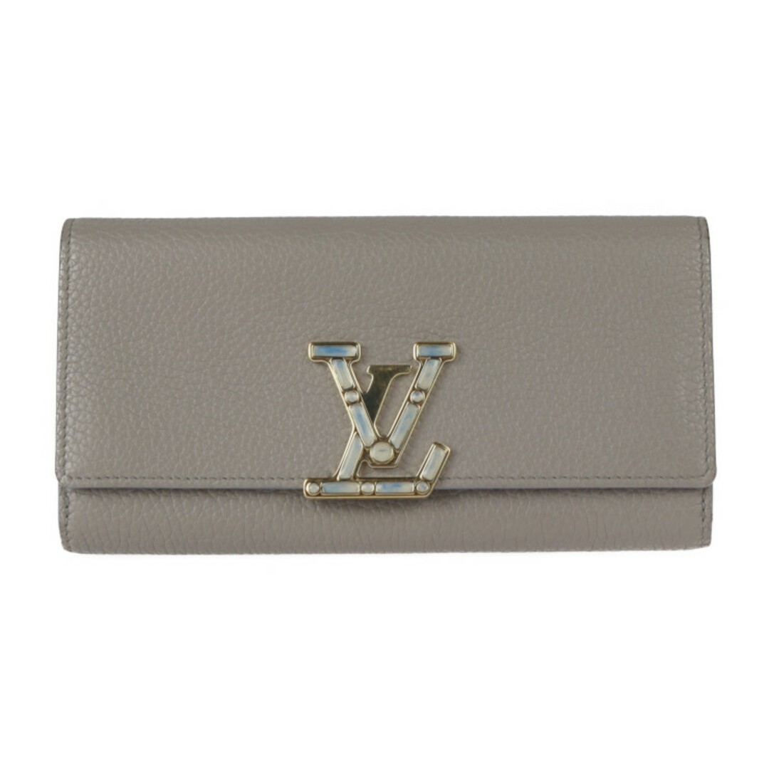 LOUIS VUITTON(ルイヴィトン)のLOUIS VUITTON ルイ ヴィトン  ポルトフォイユ カプシーヌ 長財布 M80928 トリヨンレザー   STEEPLE GREY スティープル グレイ グレー系 ゴールド金具  日本限定 ビトン 【本物保証】 レディースのファッション小物(財布)の商品写真