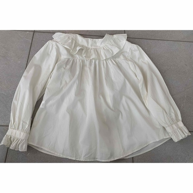 ZARA KIDS(ザラキッズ)のZARA 10 140 フリルブラウス キッズ/ベビー/マタニティのキッズ服女の子用(90cm~)(ブラウス)の商品写真