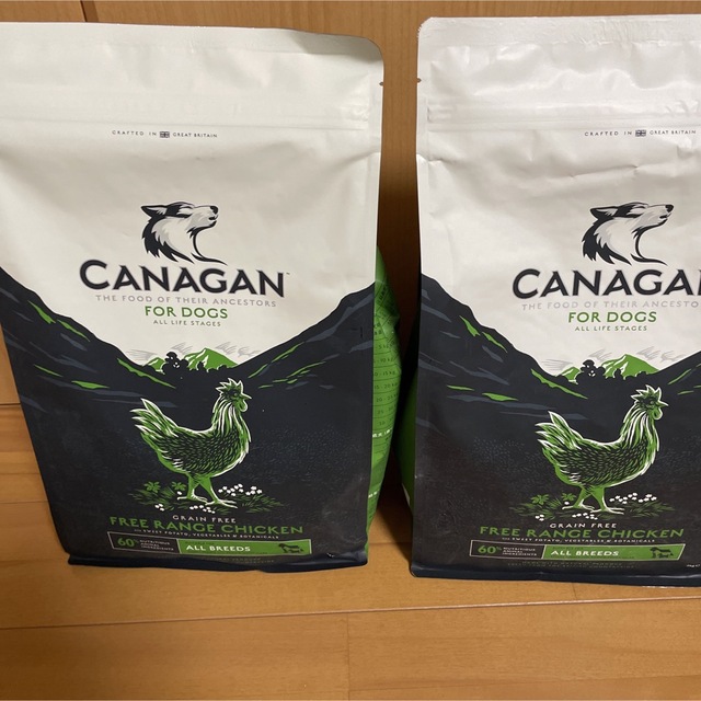 ペット用品 カナガンドッグフード2kg2個 5850円 【メーカー直送
