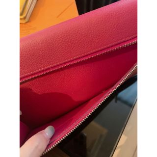 Hermes - エルメス ドゴン ピンク マゼンダ 財布 シルバー 刻印 A