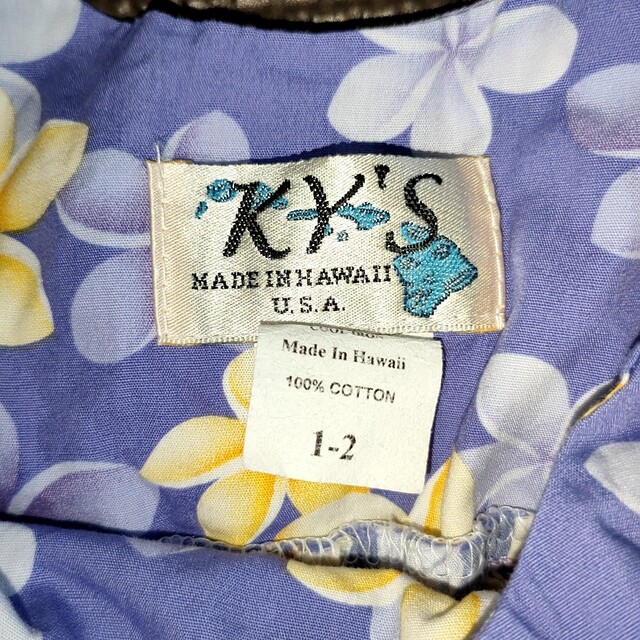 チュニック　ハワイアン　1-2歳 キッズ/ベビー/マタニティのキッズ服女の子用(90cm~)(Tシャツ/カットソー)の商品写真