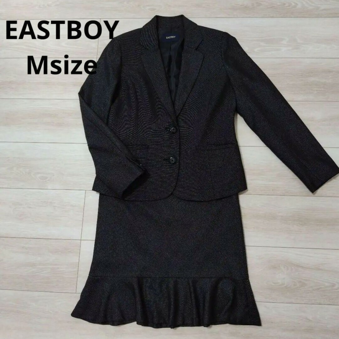 EASTBOY(イーストボーイ)のEASTBOY☆スカートスーツ Mサイズ レディースのフォーマル/ドレス(スーツ)の商品写真