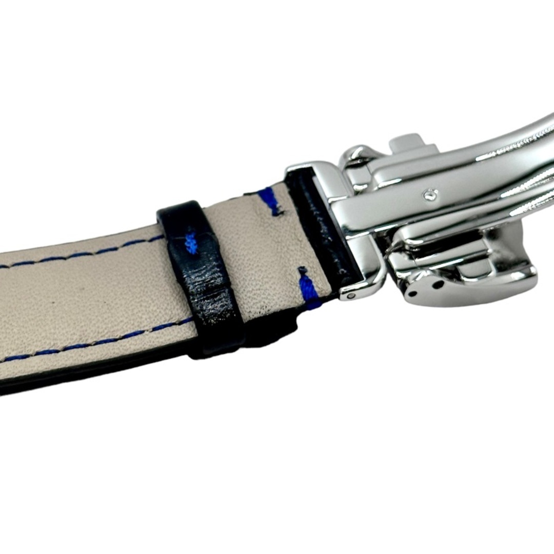 セイコー SEIKO マルチファンクション ブルー文字盤 雫石高級時計工房 オリジナルモデル NC56-500 ステンレススチール×レザー 自動巻き メンズ 腕時計
