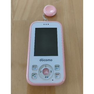 エヌティティドコモ(NTTdocomo)のキッズケータイ　docomo HW-01G　ピンク(携帯電話本体)