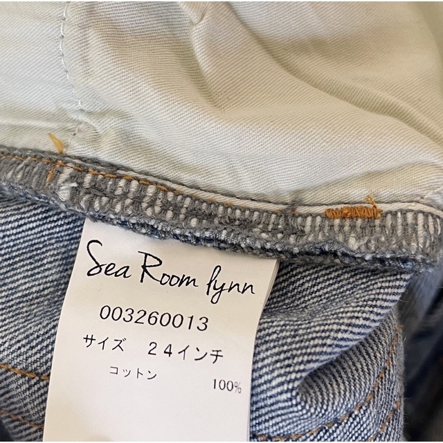 SeaRoomlynn(シールームリン)のサイドカットボタンフライ SRN02 シールームリン レディースのパンツ(デニム/ジーンズ)の商品写真