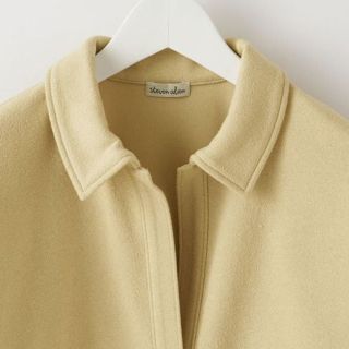 Steven Alan BOUCLE SKIPPER NECK PULLOVER