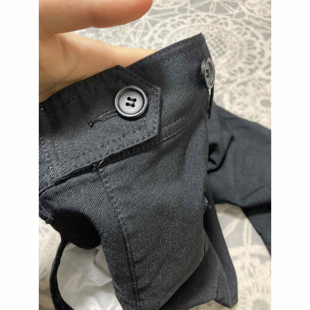 BLACK comme des garçon コムデギャルソン　クロップドパンツ