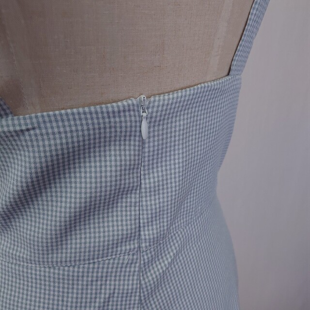 【値下】肩リボンワイドサロペット レディースのパンツ(サロペット/オーバーオール)の商品写真