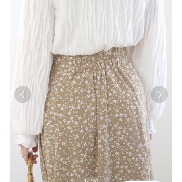 Crisp(クリスプ)のフロートフレアスカート レディースのスカート(ロングスカート)の商品写真