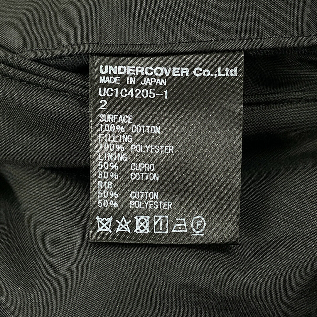 UNDERCOVER アンダーカバー UC1C4205-1 チェック ボンバージャケット 赤系×黒 サイズ2 正規品 / 30878 8