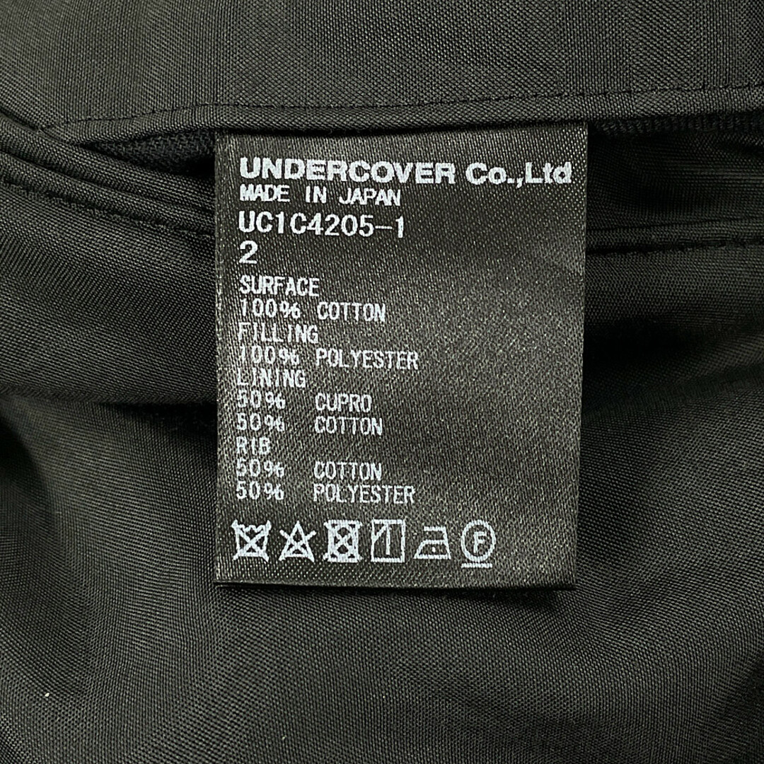 UNDERCOVER(アンダーカバー)のUNDERCOVER アンダーカバー UC1C4205-1 チェック ボンバージャケット 赤系×黒 サイズ2 正規品 / 30878 メンズのジャケット/アウター(その他)の商品写真