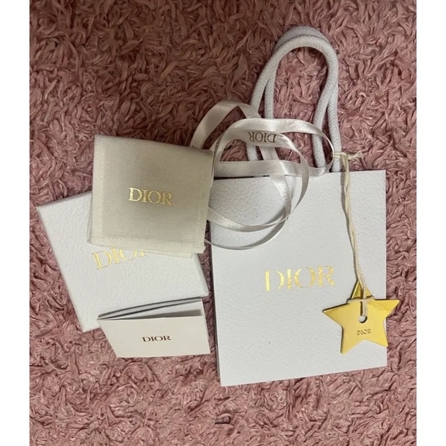 Christian Dior(クリスチャンディオール)のディオール　DIOR ピアス　空箱　ショッパー レディースのバッグ(ショップ袋)の商品写真