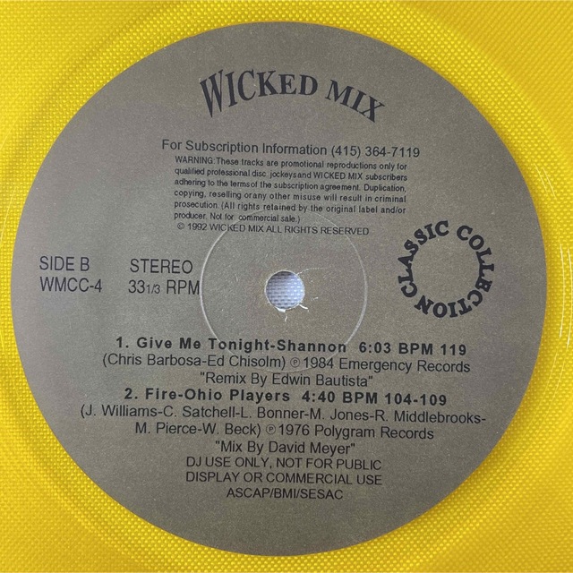 Wicked Mix - Classic Collection 4【12"US】 エンタメ/ホビーのCD(R&B/ソウル)の商品写真
