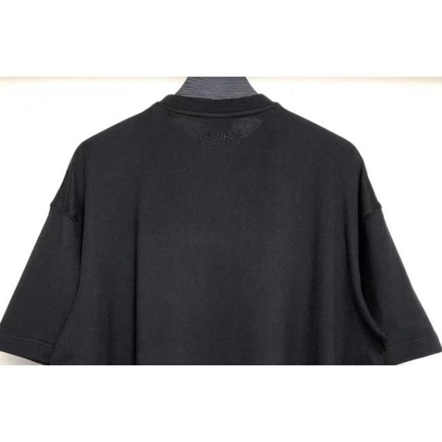 VETEMENTS ヴェトモン 半袖 Tシャツ イタリア 国旗 黒 VETEME | www
