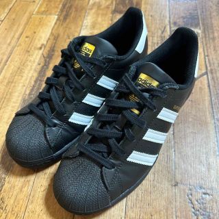 アディダス(adidas)の24.5  adidas スーパースター ブラック(スニーカー)