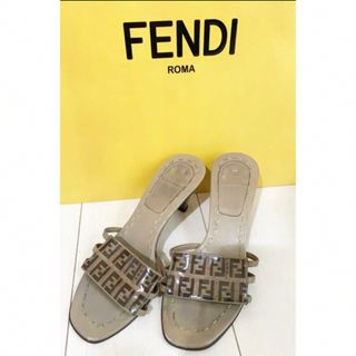 フェンディ(FENDI)のまもなく終了‼️FENDI⭐️フェンディ⭐️ズッキーノ⭐️サンダル⭐️ズッカ柄(サンダル)