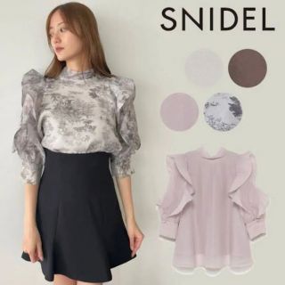 スナイデル(SNIDEL)のsnidel オーガンジーシースルーブラウス(シャツ/ブラウス(長袖/七分))