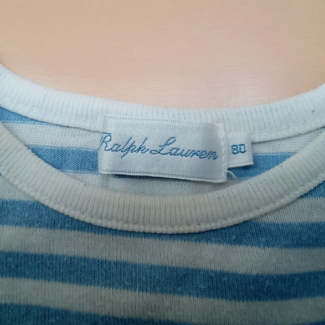 Ralph Lauren(ラルフローレン)のRALPH LAUREN　半袖　ボーダー　Ｔシャツ　男児　80cm キッズ/ベビー/マタニティのベビー服(~85cm)(Ｔシャツ)の商品写真
