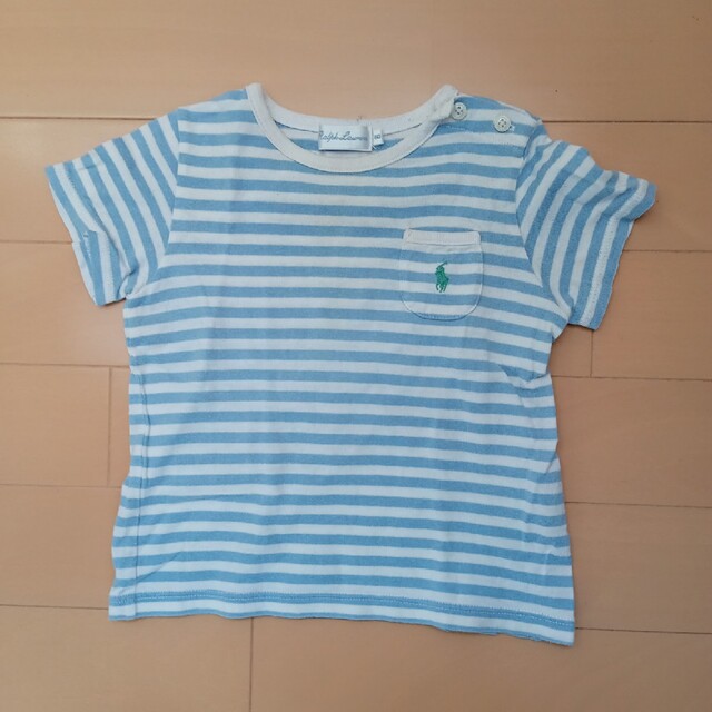 Ralph Lauren(ラルフローレン)のRALPH LAUREN　半袖　ボーダー　Ｔシャツ　男児　80cm キッズ/ベビー/マタニティのベビー服(~85cm)(Ｔシャツ)の商品写真