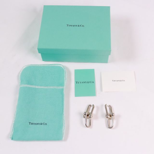 Tiffany & Co. - TIFFANY & CO ティファニー　ハードウェアリンクピアス ラージ シルー