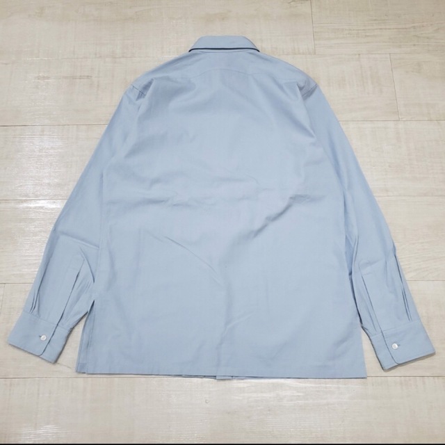 AURALEE - 21aw AURALEE オーラリー 長袖 シャツ ブルー サイズ 1の