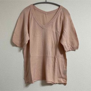 リップスター(LIPSTAR)の新品 REAL CLOTHES リップスター 半袖 トップス 2 ピンク 未使用(カットソー(半袖/袖なし))