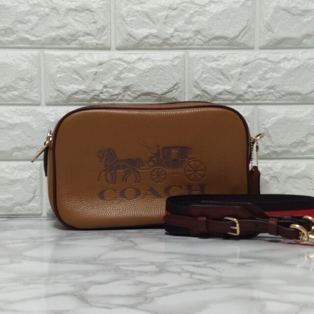 COACH コーチ レザー ホース アンド キャリッジ 2WAY ショルダーバッグ 5605 ブラック/ブラウン gy