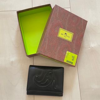 エトロ(ETRO)のアメリカ百貨店購入　エトロ　折り畳み　財布　ブラック(折り財布)