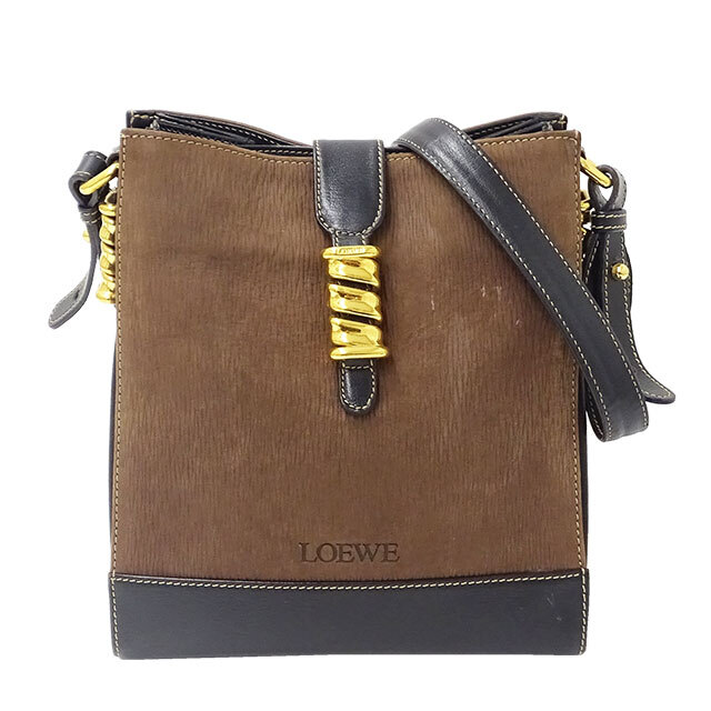 ロエベ LOEWE バッグ レディース ショルダーバッグ ベラスケス レザー ブラウン ブラック ブランド おしゃれ ななめがけ コンパクト 茶色