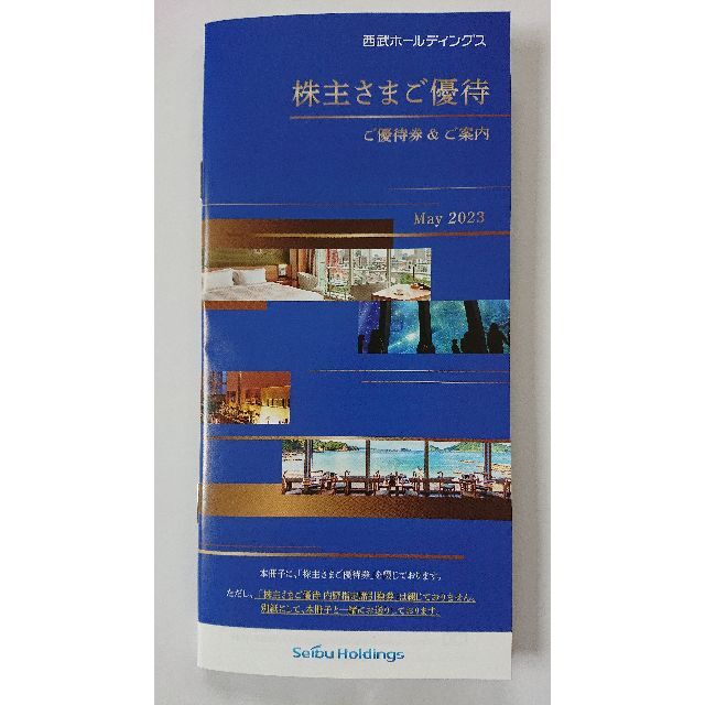 【新着】西武ホールディングス株主優待冊子　※野球と乗車券なし