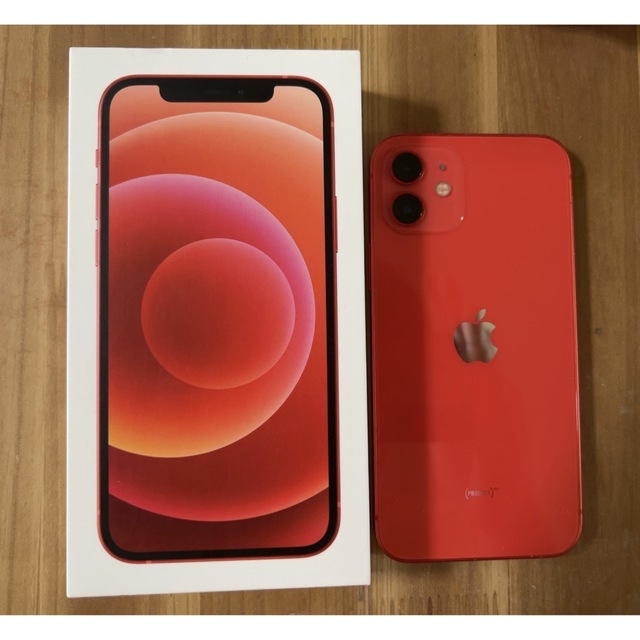 Apple - iPhone12 256GB product RED 中古