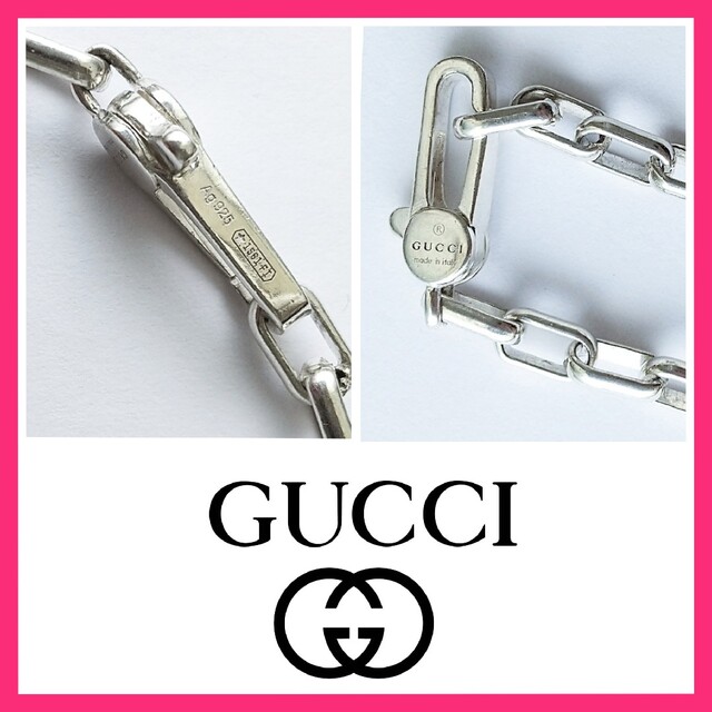 Gucci(グッチ)のLOVE様専用です✪グッチGUCCI✪インターロッキングブレスレット✪ GG レディースのアクセサリー(ブレスレット/バングル)の商品写真