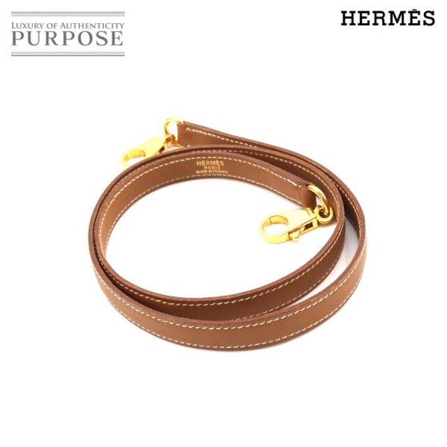 エルメス HERMES ケリー ボリード ショルダー ストラップ クシュベル エプソン ゴールド ブラウン 小物 VLP 90187246