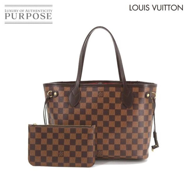 未使用 展示品 ルイ ヴィトン LOUIS VUITTON ダミエ ネヴァーフル PM トート バッグ ブラウン N41359 VLP 90191011