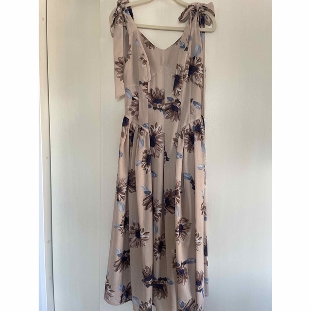 Herlipto Sunflower-printed MidiDress