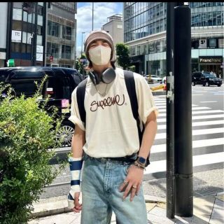 Supreme Handstyle Tee Stray Kids ヒョンジン Ψ