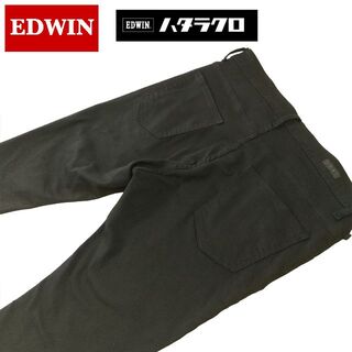 エドウィン(EDWIN)のEDWIN メンズ　ハタラクロ 黒 スキニー サイズXL約92cm(デニム/ジーンズ)