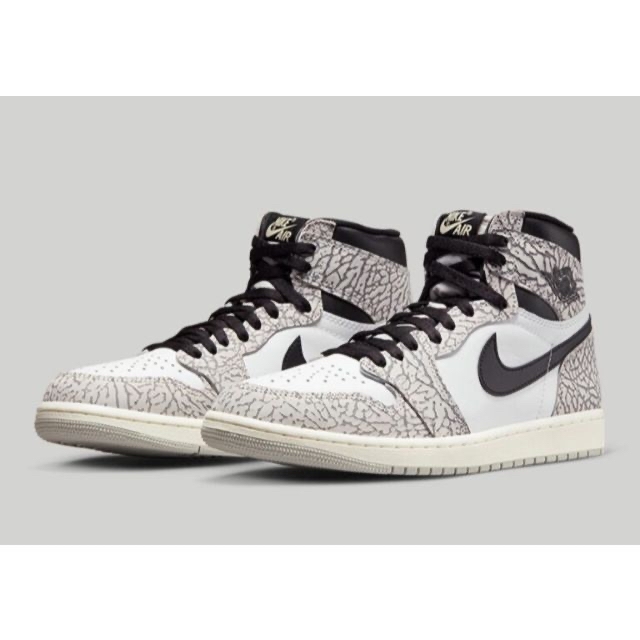 27 Nike Air Jordan 1 High OG セメント靴/シューズ
