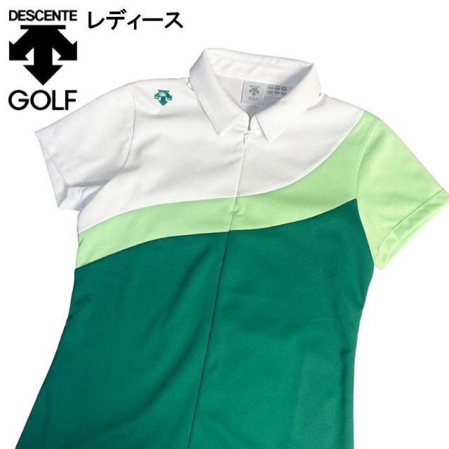 デサントゴルフ 中田英寿 2020年モデル ハーフジップ 半袖ポロシャツ M