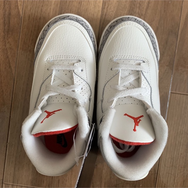 【新品】エアジョーダン3 AirJordan3 White Cement TD